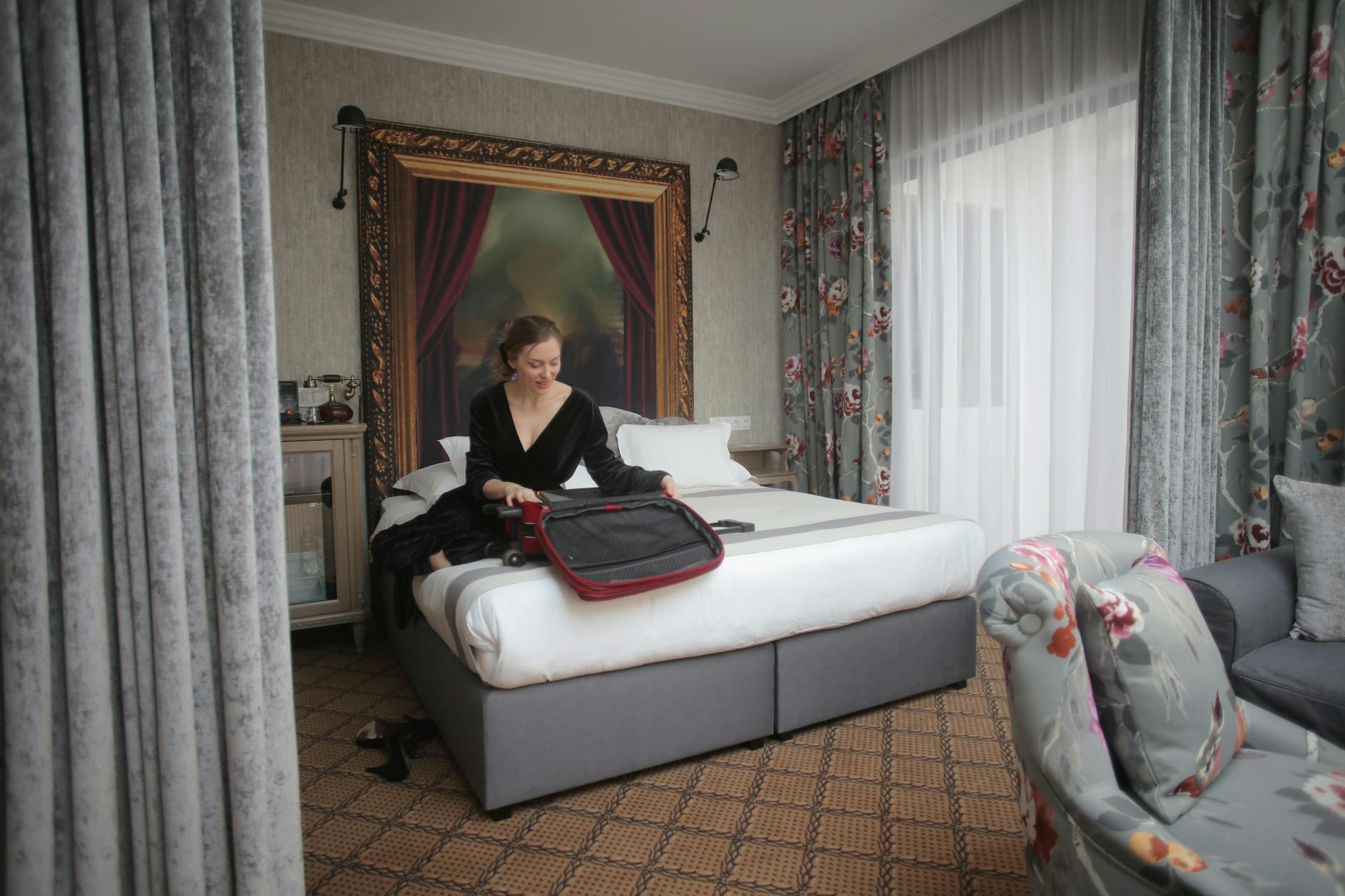 A well-appointed Amsterdam hotel room interior showing the comfortable accommodations available for visitors deciding where to stay in Amsterdam