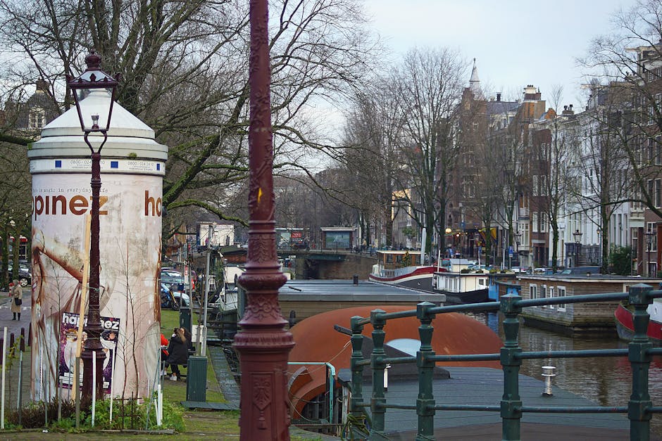 Amsterdam Jordaan canal narrow street historic