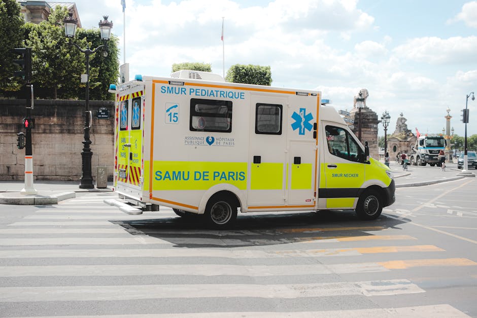 Ambulance emergency vehicle city Netherlands hospital