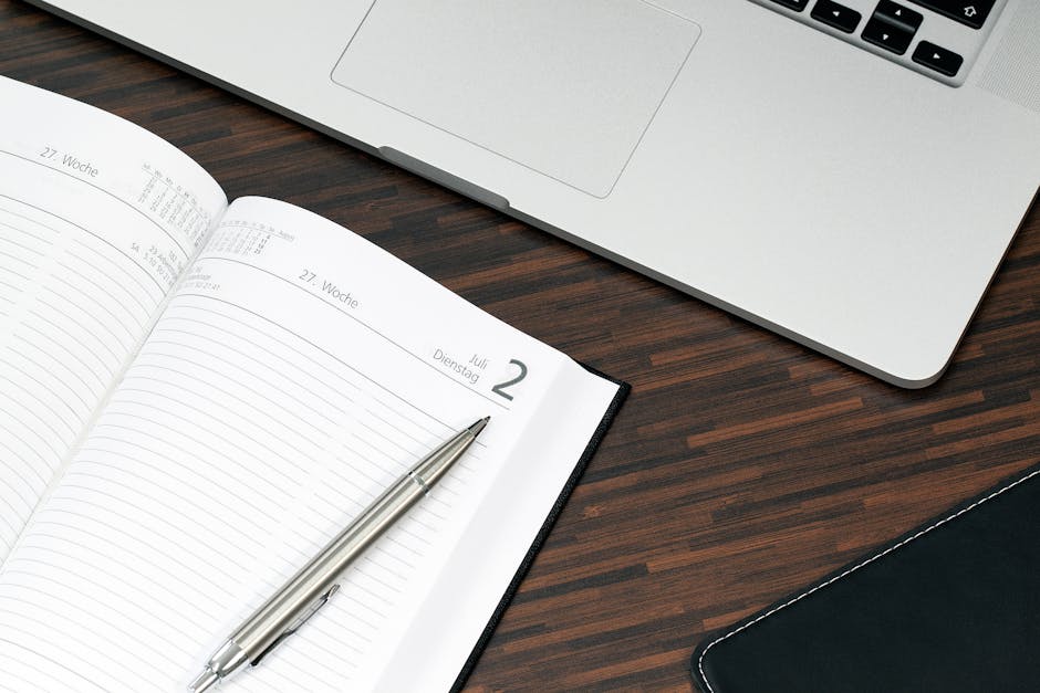 Travel planning calendar laptop booking advance