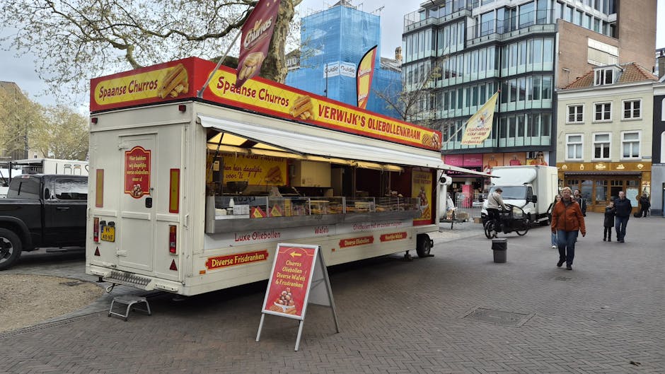 Amsterdam street food market stall variety