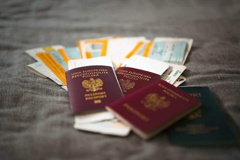 Passport travel documents visa application Schengen