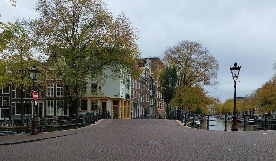 Amsterdam quiet residential canal safe