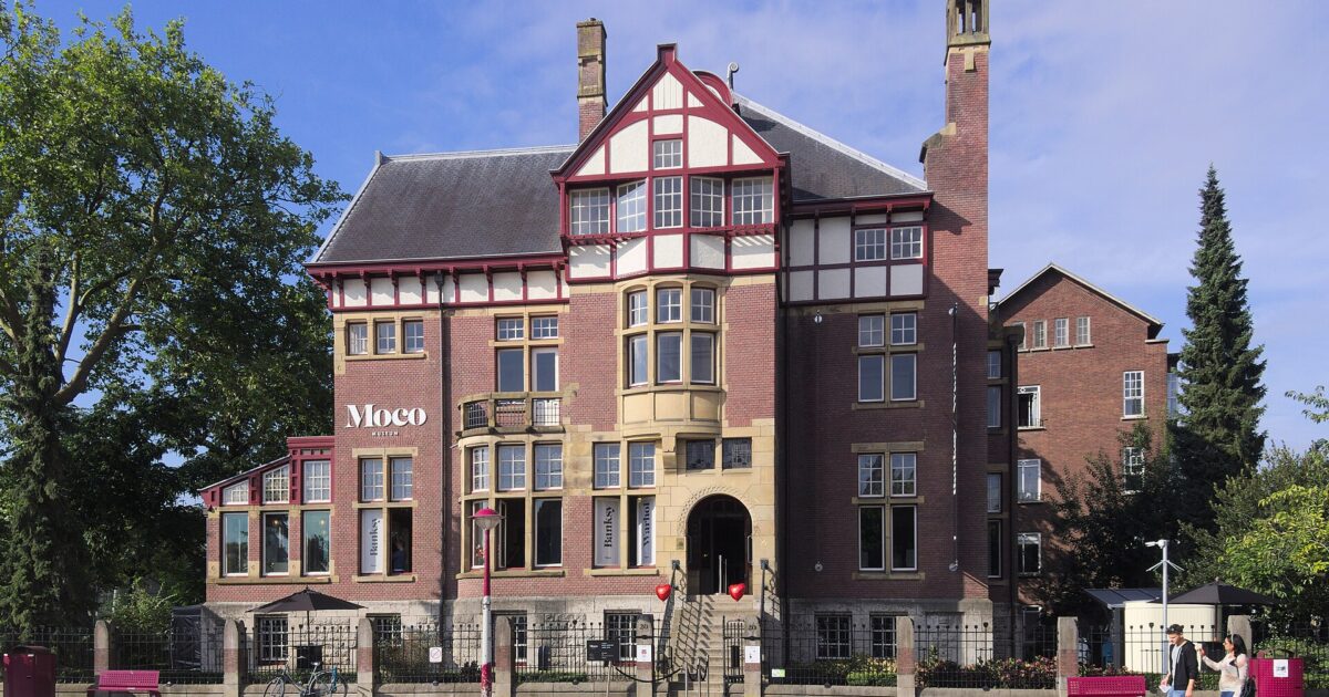 The Moco Museum in Villa Alsberg on Museumplein, Amsterdam